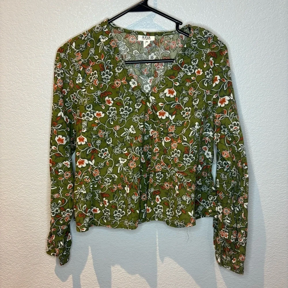 NWOT Ana Surplis Blouse - Picture 2 of 4